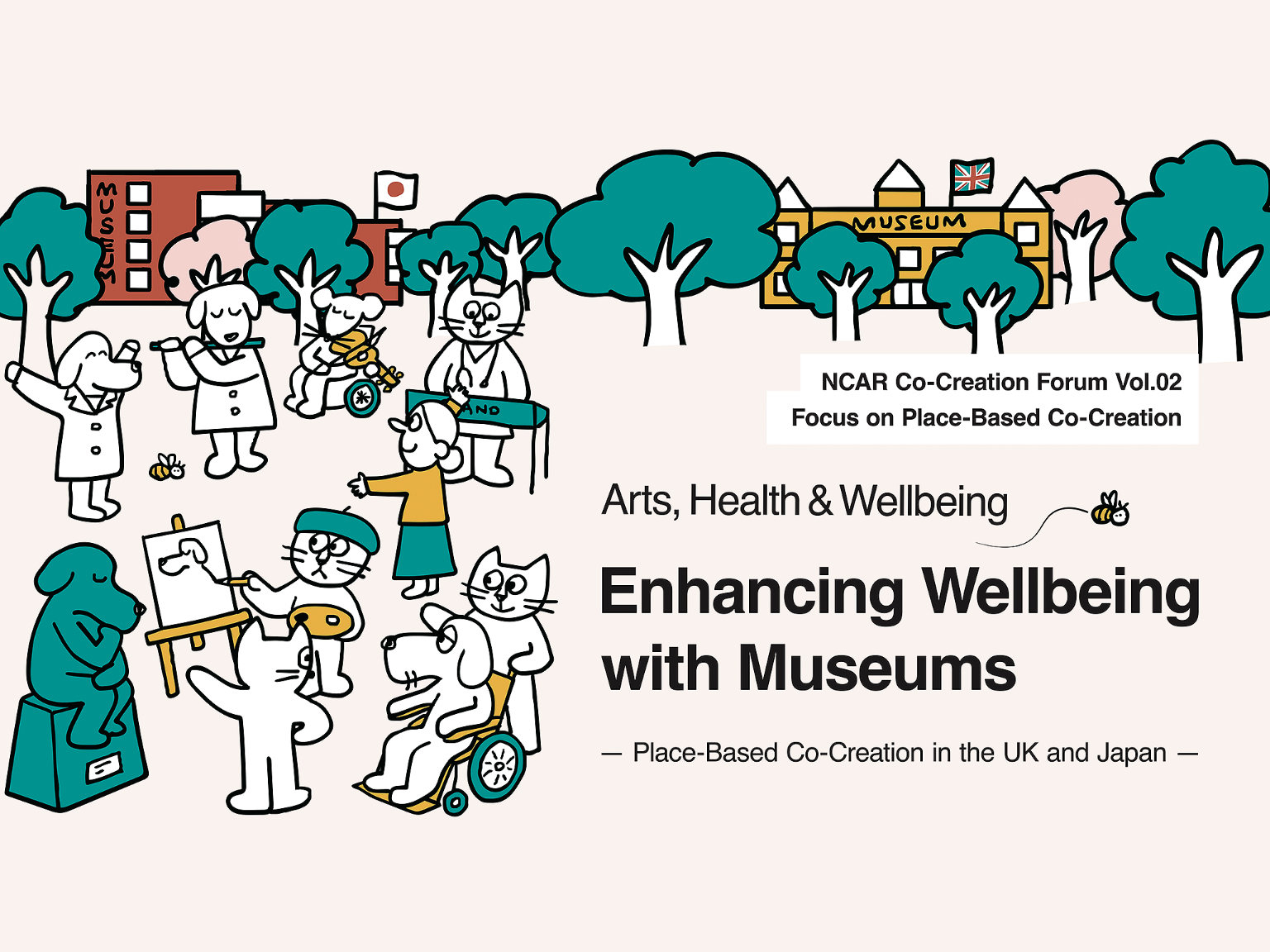 Arts, Health & Wellbeing: Enhancing Wellbeing with Museums ―Place-Based Co-Creation in the UK and Japan
