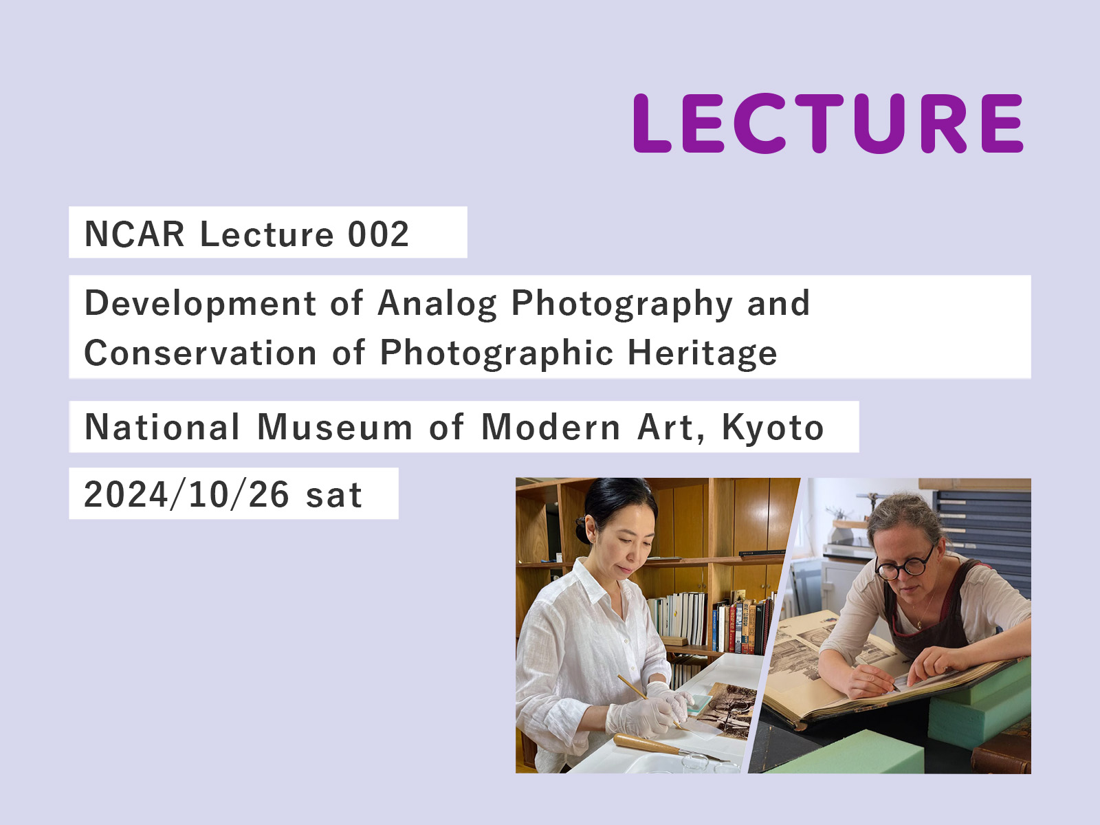 Development of Analog Photography and Conservation of Photographic Heritage